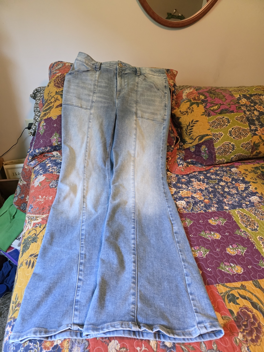 M.Jeans Light Blue Women's Flared Jeans